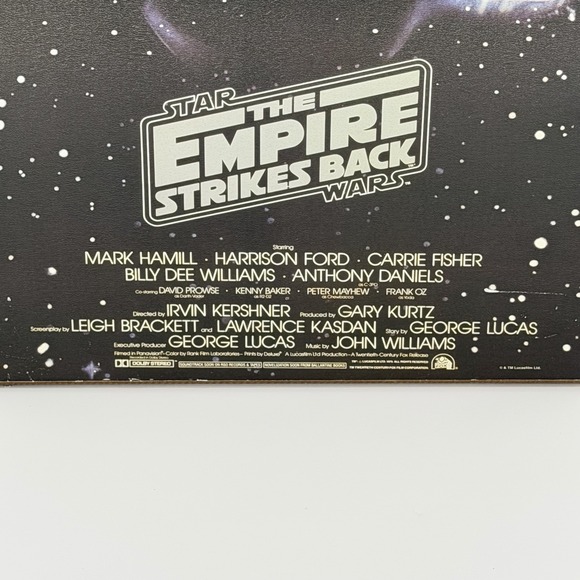 Star Wars Empire Strikes Back Darth Vader Movie Poster Style Wall Plaque MDF - Picture 2 of 10